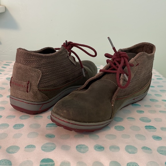 Merrell suede booties grey size 6 performance footwear - Picture 3 of 11